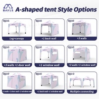 Tente gonflable de sport d'exposition d'événement de vente chaude tente d'air extérieure publicité tente gonflable d'auvent de
