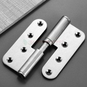 Charnière de porte pivotante en acier inoxydable pour bâtiment, à levage par le haut, à droite, en forme de L, arrondie, fabriquée en Chine - Product Image 1