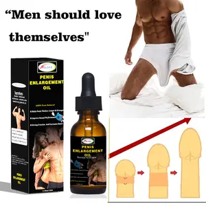 Aceite esencial de Masaje energético para hombres, aceite para agrandar el sexo, aceite lubricante para el crecimiento del pene Masculino