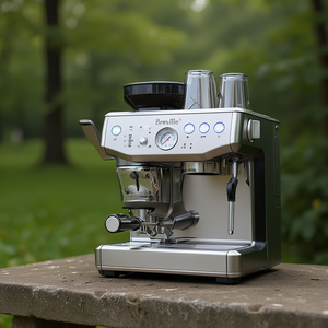 Cafetera Semiautomática Breville BES876, Molinillo de Acero Inoxidable, Cafetera Espresso - Product Image 2