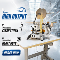 Machine à tufter les tapis à double aiguille à alimentation par la pointe, à point de chaînette, à lit plat, économe en énergie et de haute qualité RNV-008
