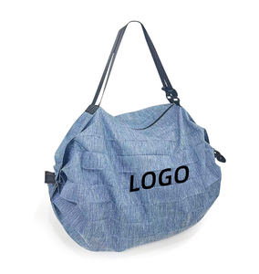 Bolsa de compras reutilizable y plegable con cierre de cremallera con estampado de leopardo, personalización de empaque para regalos y viajes - Product Image 4