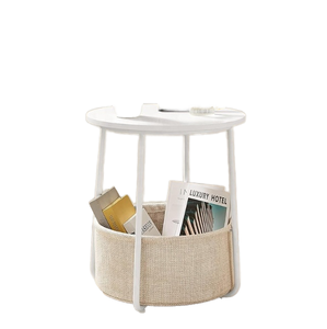 Table basse en bois de style européen moderne avec structure en fer, finition mate artisanale, design minimaliste pour salon, table de canapé - Product Image 4