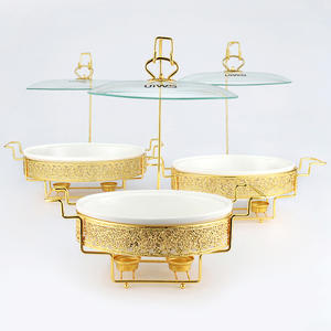 Оптовая продажа, блюда для шведского стола, керамический обогреватель, подогреватель пищи, нагреватель с покрытием - Product Image 2