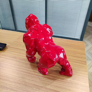 Nhựa Trong Nhà Trang Trí Tượng Nghệ Thuật Đường Phố Vua <span class=keywords><strong>Kong</strong></span> Nhựa Lớn Nhựa Gorilla Tượng - Product Image 4