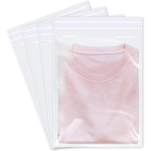 ถุงพลาสติกใส iMailer ขนาด 9x12 นิ้ว ปิดผนึกได้เอง สำหรับเสื้อผ้า เครื่องสำอาง อาหาร แพ็ค 500 ใบ - Product Image 1