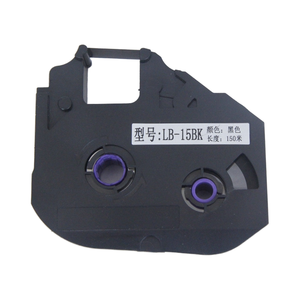 Cartouche de <span class=keywords><strong>ruban</strong></span> compatible avec le <span class=keywords><strong>ruban</strong></span> d'étiquettes noir <span class=keywords><strong>Ruban</strong></span> LB-15BK compatible avec les imprimantes d'étiquettes pour les rubans d'imprimantes - Product Image 6