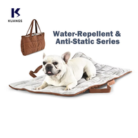 Sac de transport portable pour animaux de compagnie, imperméable et antistatique, pour les voyages et comme lit pour chien