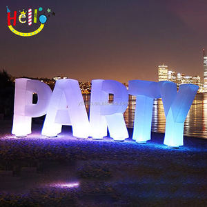 Offre Spéciale Populaire LED Mot Gonflable, Ballon Gonflable Éclairage Ballon de Lettres - Product Image 3