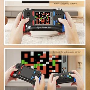 <span class=keywords><strong>Console</strong></span> de jeu portable X7M, arcade rétro, 500 jeux en 1, grand écran, manette sans fil, carte TF 32 Go, extension, deux joueurs pour - Product Image 5