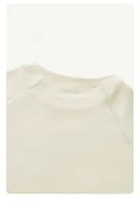 Crop top à manches raglan pour femme, coupe ajustée, tricoté, basique, uni - Product Image 6