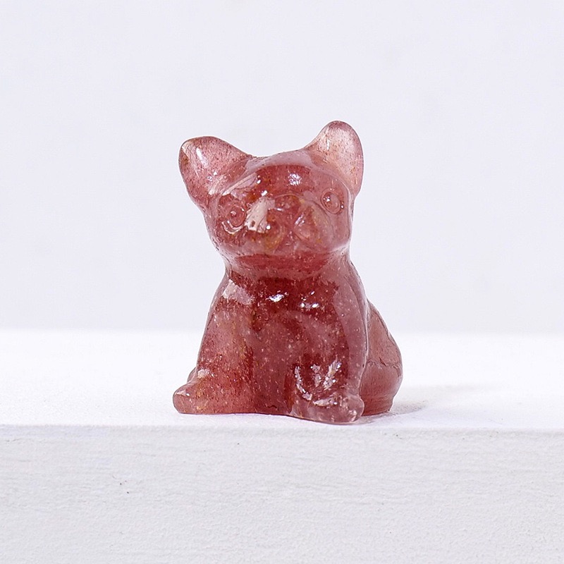 Quartz rouge fraise