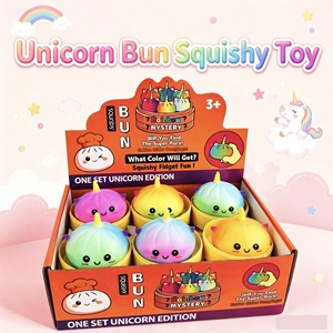 Jouet Squishy Coloré Grand Pain Vapeur à Rebond Lent Réaliste Anti-Stress pour Soulager <span class=keywords><strong>l</strong></span>'Anxiété et la Colère - Product Image 1
