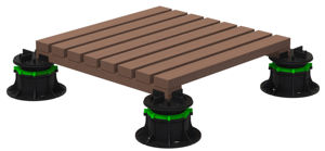 בסיס פלסטיק מתכוונן איכותי לאריחי חוץ ולריצוף, תושבת לאריחי ריצוף, בסיס תמיכה לריצוף - Product Image 3