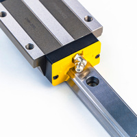 Rail de guidage linéaire en acier allié de haute précision à longueur personnalisée avec bloc à bride, longue durée de vie pour CNC HGW-HA/HC PHEAKO