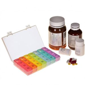 Organizador Semanal de Pastillas al por Mayor, 7 Días con 28 Compartimentos, Estuche de Plástico para Pastillas, 4 Tomas Diarias - Product Image 2