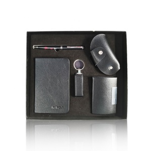 Hot Selling Products New USB/ Mini Notebook/ Pen / Card Holder/ Key Packet Business Set Customized Gifts