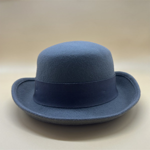 <strong>Wool</strong> Man Security Uniform Felt <strong>Cap</strong> Formal Business Fishing Wide Brim African <strong>Cap</strong> - Product Image 1