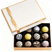 Boîte de Truffes au Chocolat Assorties Godiva Chocolatier pour Anniversaire, Cadeau Gourmand pour Femmes et Hommes, Panier Alimentaire, Bonbons, Ganache Crémeux, Boîte de Chocolat au Lait