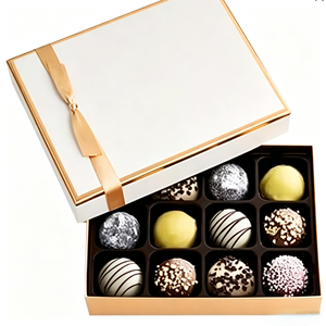 Caja de Trufas de Chocolate Surtidas <span class=keywords><strong>Godiva</strong></span> Chocolatier para Cumpleaños, Regalo Gourmet para Mujeres y Hombres, Cesta de Dulces, Caja de Ganache Cremoso con Leche - Product Image 1