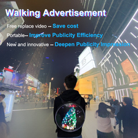 Vente en gros 50cm hologramme 3D ventilateur sac à dos machine publicitaire avec affichage Wifi Android pour traitement médical ventilateurs holographiques