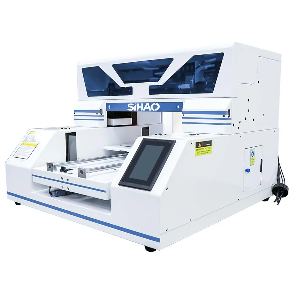 SIHAOホット販売高品質UVプリントA3インクジェットプリンターマシンCE証明書付きデジタル印刷ショップマシン中国から