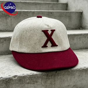 QZFSO Custom Affix cloth Embroidery Distressed Cap Acid Washed Vintage Men Women Two Tone Sport Streetwear Baseball <b>Hat</b> - Product Image 1