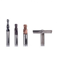 Fraise diamantée CNC haute résistance avec support OEM, 65HRC, pour fraisage en montée et en descente, garantie 1 an