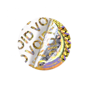 Nhà Máy Giá An Ninh Dán Không Thấm Nước Violet Bằng Chứng Ba Chiều pegatinas Tùy Chỉnh Kích Thước Cho Giá Thẻ - Product Image 1