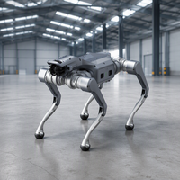 Robot chien quadrupède compact et léger Unitrees AS2 AS2-W, robot hybride à roues pour la recherche scientifique en laboratoire