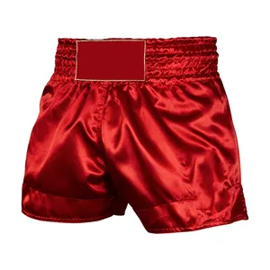 Muay Thai Mma Shorts High Stretch Martial Arts Muay Thai Custom MMA Short Boxing Shorts Sportswear Men Polyester Satin Summer Short Pants For Adults