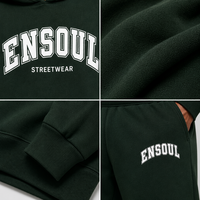OEM ODM Survêtement Homme 450GSM en Coton Lourd 100% avec Sweat à Capuche Imprimé Oversize et Pantalon Jogger – Ensemble Streetwear Personnalisé Fabricant