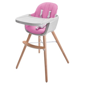 Seggiolone Multifunzione per Bambini 2 in 1 in Legno, Sedia da Pranzo per l'Alimentazione dei Bambini, Vendita all'Ingrosso - Product Image 3