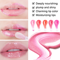 ALIVER OEM Huile à lèvres teintée Emballage personnalisé Marque privée Fournisseur de maquillage beauté