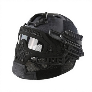 Coussinets de casque tactique en PVC, système de doublure intégrale réglable, protection antichoc, casques tactiques FAST MICH AF pour la conduite - Product Image 2