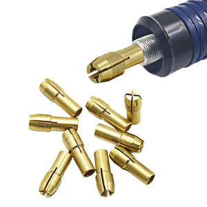 Mandrin de perçage en laiton pour mini perceuse électrique 0,5-3,2 mm, mandrin auto-serrant, porte-embout pour le travail du bois - Product Image 5