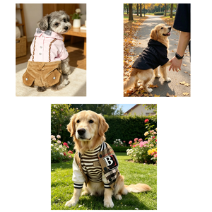 Custom Soft Comfortable Dog Outfit Pet Clothes for Puppies Small Medium Dogs Daily Casual <b>Walking</b> Wear - Product Image 1