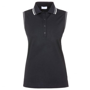 Camiseta Polo de Golf sin Mangas para Mujer, Diseño Personalizado, Alta Calidad, Deportiva, Suave y Lisa - Product Image 2