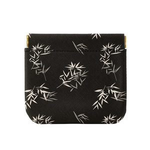 Chinese Style Printed Cosmetic Bag Vertical Square Portable Lipstick Key Coin <b>Purse</b> Everyday Use - Product Image 3
