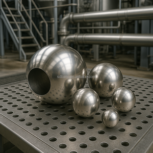 Esferas SDBALLS de 40mm <span class=keywords><strong>60mm</strong></span> 80mm 100mm, Esfera Hueca de Acero Inoxidable Pulido, Alta Durabilidad, Dureza HRC 22-26 - Product Image 4