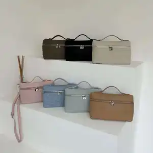 Luxus-Design neue Farbe Mittagessen-Karton Tasche Lychee-Muster Handtasche einfache Schulter-Boten-Tasche für Damen