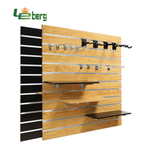 E1 đồ nội thất cấp chuyên nghiệp rãnh rãnh Bảng trang trí với dịch vụ hoàn hảo slatwall 18mm rãnh rãnh <span class=keywords><strong>MDF</strong></span> 15mm - Product Image 5