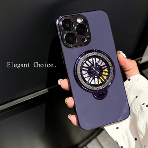 Thích hợp cho các trường hợp máy tính Màu rắn của iPhone 15Pro Max với một thiết kế thắt lưng nhỏ Iphone 16 con quay hồi chuyển đứng trường hợp điện thoại - Product Image 5