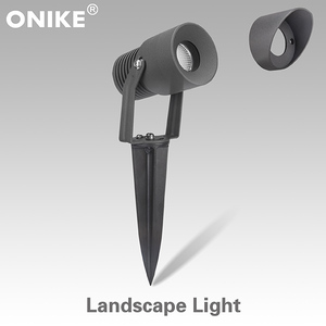 Lampe <span class=keywords><strong>LED</strong></span> d'extérieur à piquet pour jardin, IP65, 10W, DC24V, aluminium, blanc chaud - Product Image 5