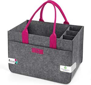 Cestas de Almacenamiento Plegables de Gran Capacidad, Personalizadas, para Juguetes de Bebé, Cocina, Frutas, <span class=keywords><strong>Leña</strong></span>, Portátiles, de Fieltro RPET - Product Image 1