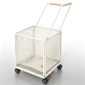 Carrito de Compras Grande para Supermercado, 340L, Resistente, con Ruedas Silenciosas, Cesta de Alambre, para Tiendas de Abarrotes, Almacenes y Comercios, Kit Profesional - Product Image 6