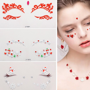 สติ๊กเกอร์ลายสัก LT-0077 ปั๊มฟอยล์ 3 มิติ แบบติดเอง ตกแต่งวันหยุด - Product Image 3