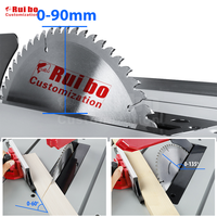 Scie à Table Portable 10 Pouces Multi-Fonction Pour Maison Outils Électriques de Menuiserie Conception Horizontale pour Machine à Découper le Bois