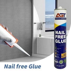 Colle liquide ultra-polymère à faible teneur en COV, forte, imperméable, sans clou, colle pour bois, blanche, transparente, beige - Product Image 5