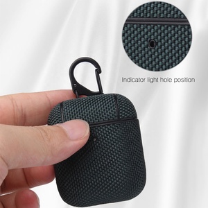 Nouvelle tendance, étui de luxe en nylon pour Apple <span class=keywords><strong>Air</strong></span> Pods 1 <span class=keywords><strong>2</strong></span>, étui pour Airpods Pro, coque pour écouteurs - Product Image 3